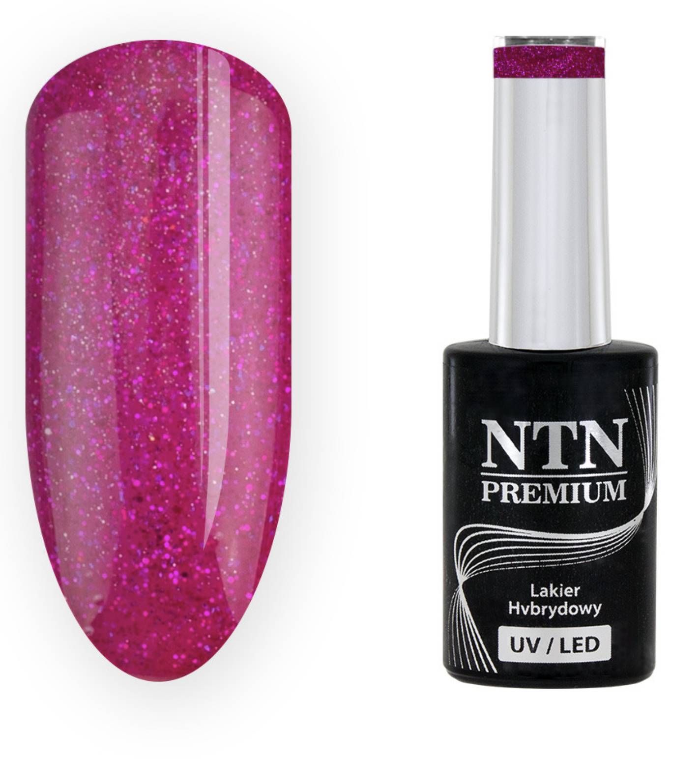 Vernis Semi Permanent Rose Paillettes - NTN premium 203