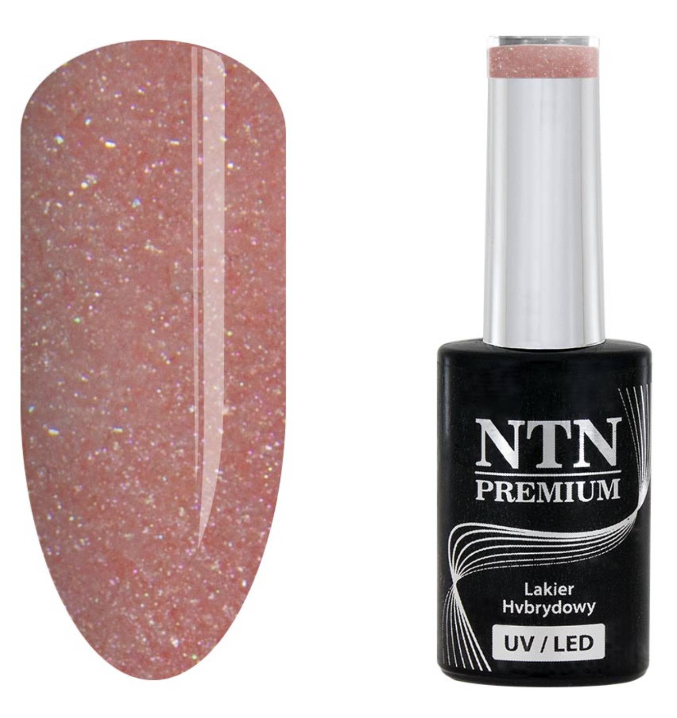 Vernis Semi Permanent Orangé étoilé - NTN premium 30