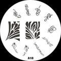 Plaque de Stamping A18 - NailArtBoutique