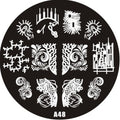 Plaque de Stamping  A48 - NailArtBoutique