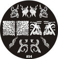 Plaque de Stamping  A54 - NailArtBoutique