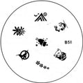 Plaque de Stamping B58 - NailArtBoutique