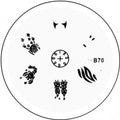 Plaque de Stamping B70 - NailArtBoutique