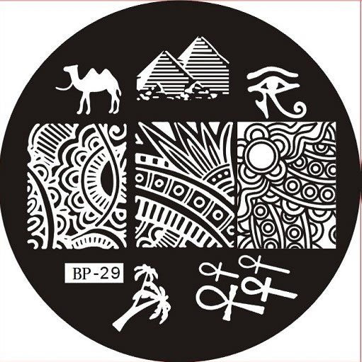 Plaque de Stamping BP 29 - NailArtBoutique