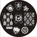Plaque de Stamping BP 33 - NailArtBoutique