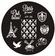 Plaque de Stamping BP 36 - NailArtBoutique