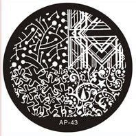 Plaque de Stamping BP43 - NailArtBoutique