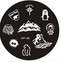 Plaque de Stamping BP45 - NailArtBoutique