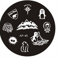 Plaque de Stamping BP45 - NailArtBoutique