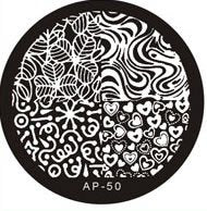 Plaque de Stamping BP50 - NailArtBoutique