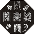 Plaque de Stamping D16 - NailArtBoutique