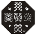 Plaque de Stamping D7 - NailArtBoutique
