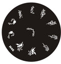 Plaque de Stamping H 46 - NailArtBoutique