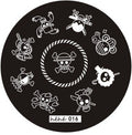 Plaque de Stamping Héhé 16 - NailArtBoutique