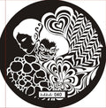 Plaque de Stamping Héhé 40 - NailArtBoutique
