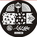 Plaque de Stamping Héhé 44 - NailArtBoutique