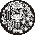 Plaque de Stamping Héhé 51 - NailArtBoutique