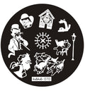 Plaque de Stamping Héhé 70 - NailArtBoutique