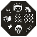 Plaque de Stamping OB 17 - NailArtBoutique