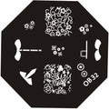Plaque de Stamping OB 32 - NailArtBoutique
