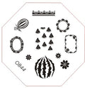 Plaque de Stamping OB 44 - NailArtBoutique