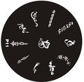 Plaque de Stamping P11 - NailArtBoutique