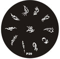 Plaque de Stamping P29 - NailArtBoutique