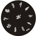 Plaque de Stamping P35 - NailArtBoutique