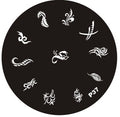 Plaque de Stamping P37 - NailArtBoutique