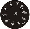 Plaque de Stamping P38 - NailArtBoutique