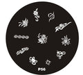 Plaque de Stamping P56 - NailArtBoutique