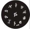 Plaque de Stamping P58 - NailArtBoutique