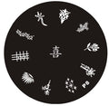 Plaque de Stamping P8 - NailArtBoutique