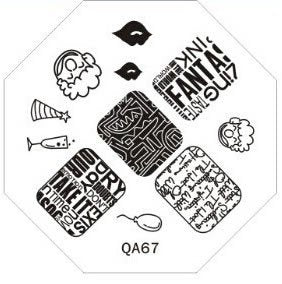 Plaque de Stamping QA 67 - NailArtBoutique