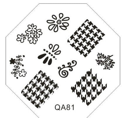 Plaque de Stamping QA 81 - NailArtBoutique