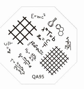 Plaque de Stamping QA 95 - NailArtBoutique