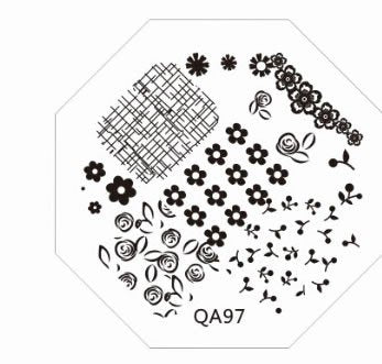 Plaque de Stamping QA 97 - NailArtBoutique