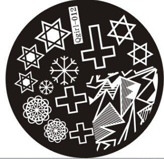 Plaque de Stamping QGIRL 12 - NailArtBoutique