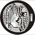 Plaque de Stamping QGIRL 23 - NailArtBoutique