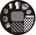 Plaque de Stamping QGIRL11 - NailArtBoutique