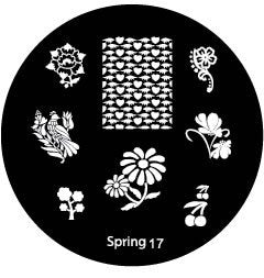 Plaque de Stamping Spring 17 - NailArtBoutique