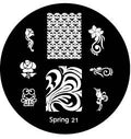 Plaque de Stamping Spring 21 - NailArtBoutique
