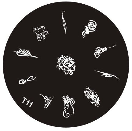 Plaque de Stamping T11 - NailArtBoutique