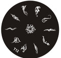 Plaque de Stamping T12 - NailArtBoutique