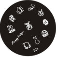 Plaque de Stamping T21 - NailArtBoutique