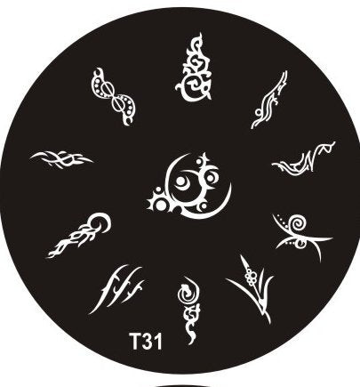 Plaque de Stamping T31 - NailArtBoutique