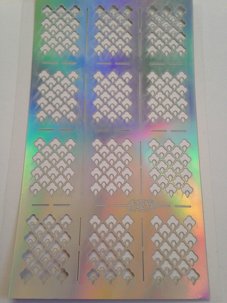 Pochoir pour Ongles Vinyl JV211 - NailArtBoutique