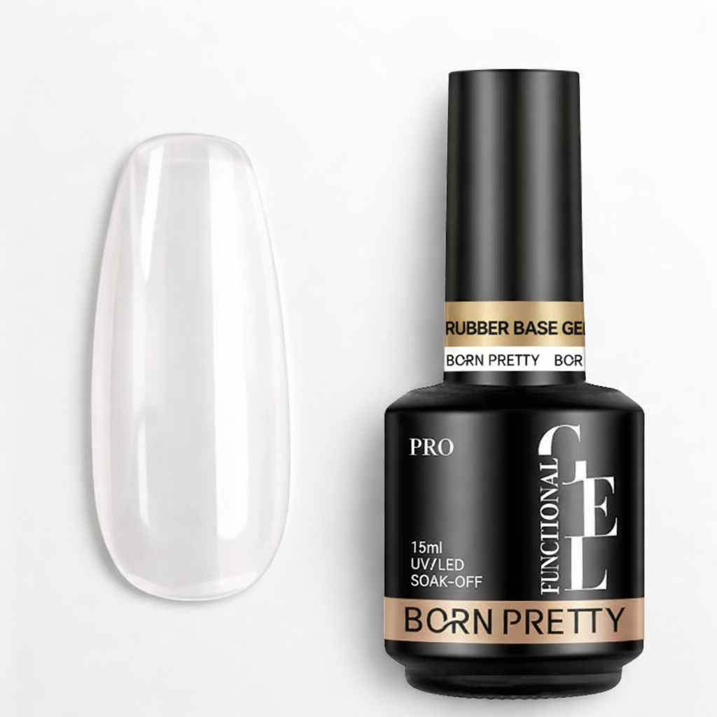 Rubber Base Gel 15ml | Protection & Adhérence Professionnelle - Born Pretty