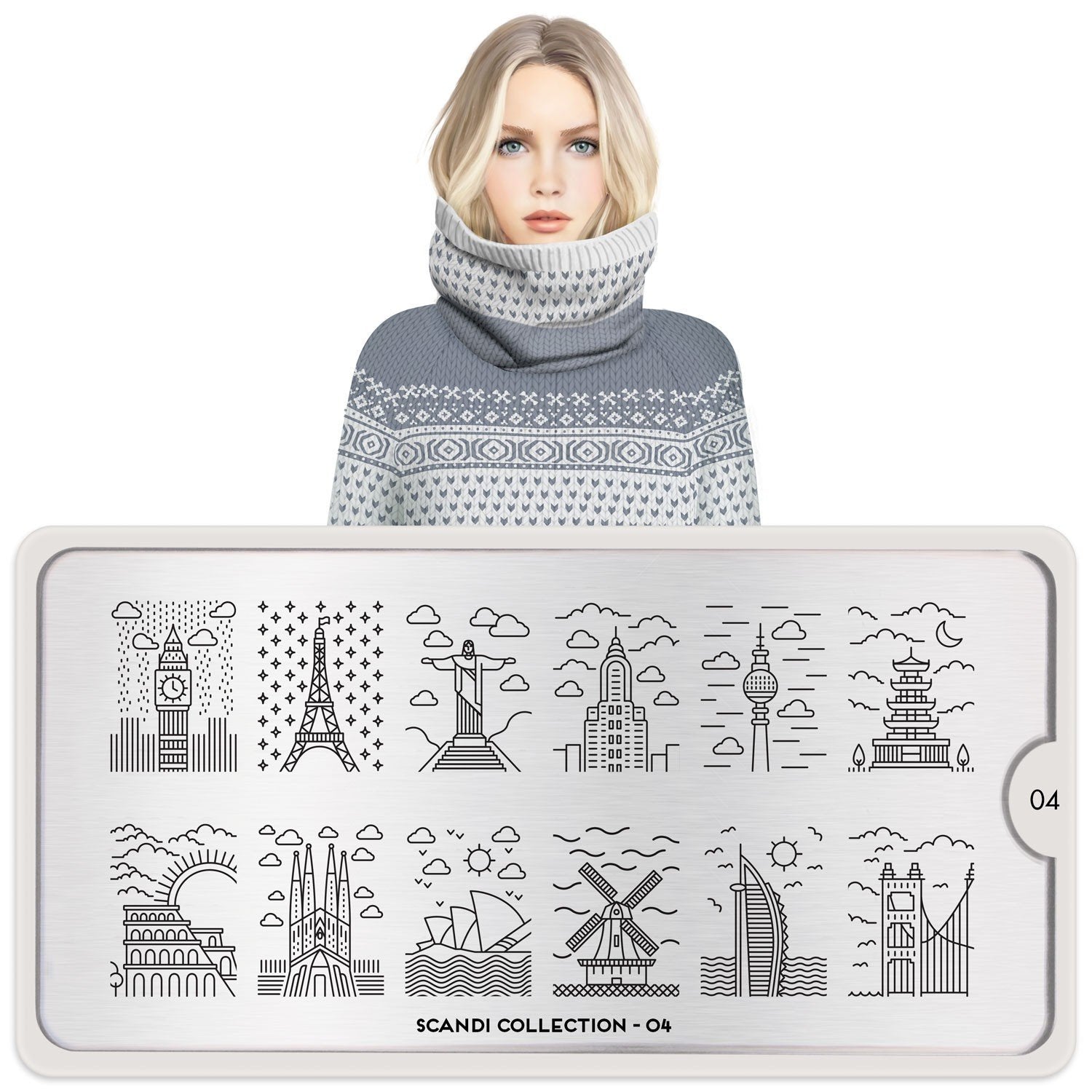 Plaque de Stamping Scandi 4