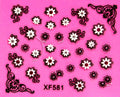 Sticker Ongle Modif Fleur Dentelle 3D 581 - NailArtBoutique